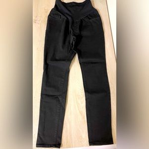 Maternity Black Skinny Jeans Full Panel
